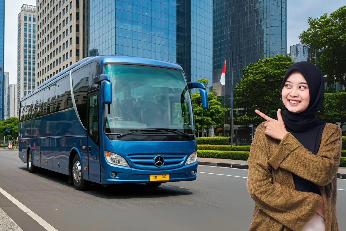 sewa bus antar jemput bandara jakarta murah