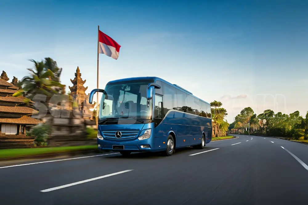pesan sewa bus pariwisata Jakarta Bali