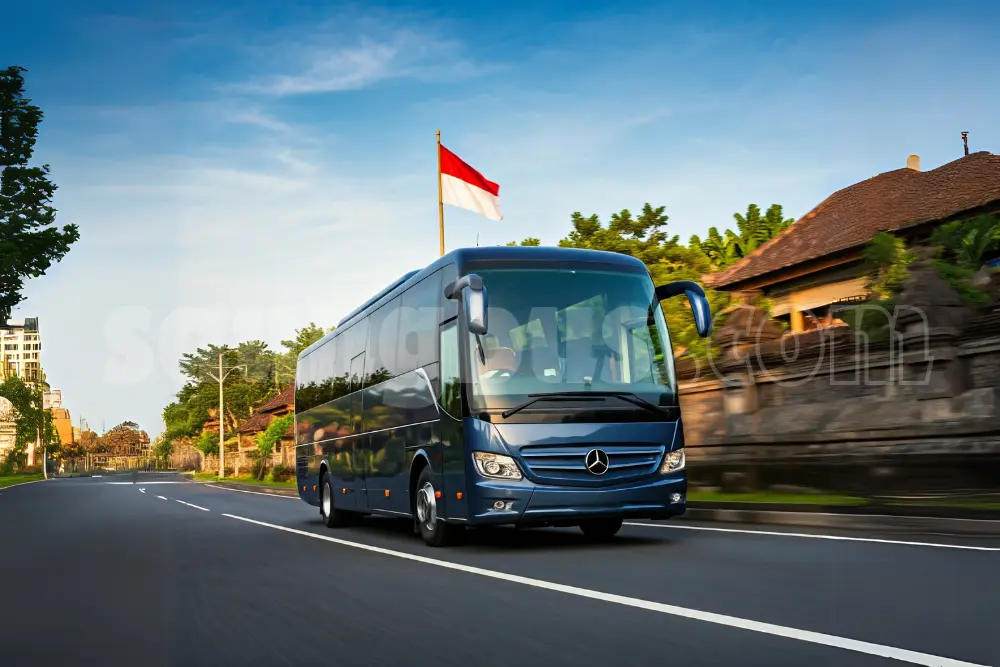 promo sewa bus pariwisata Jakarta Bali