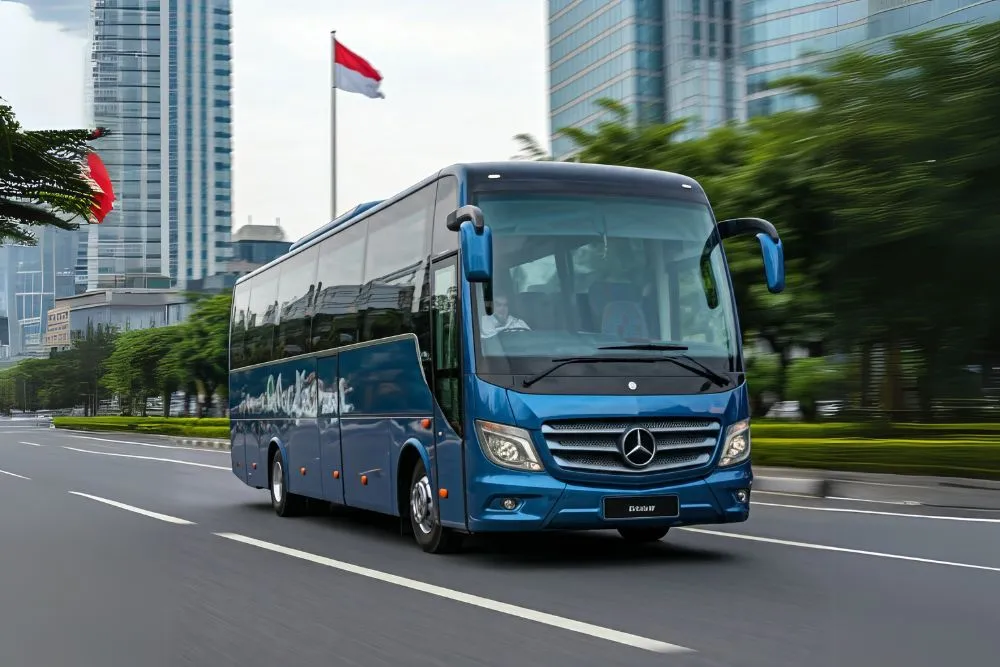 sewa bus 3/4 terdekat